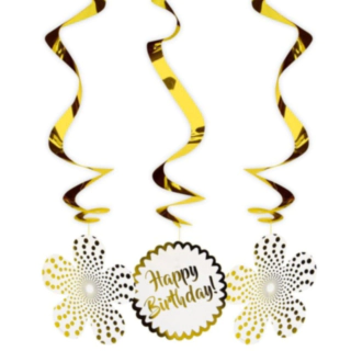 Glamour Guld Swirls