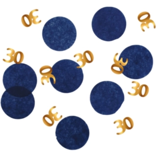 Bordkonfetti 30 År True Blue