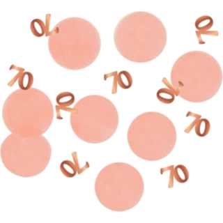 Bordkonfetti 70 År Lush Blush