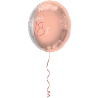 Folieballon 18 År Lush Blush