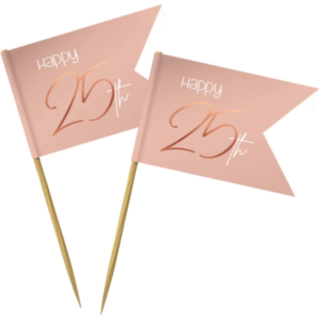 25 Års Cocktailpinde Lush Blush