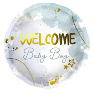 Welcome Baby Boy Folieballon