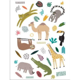 Zoo Party Falske Tatoveringer