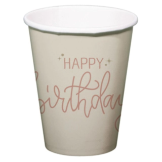 Happy Birthday Papkrus Crème Rose