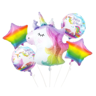 Enhjørning Ballonbuket