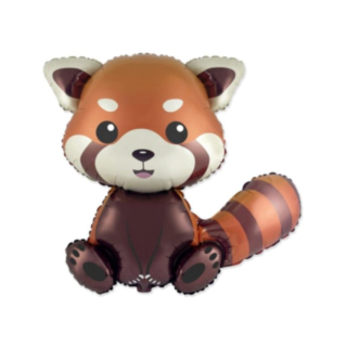 Rød Panda Folieballon