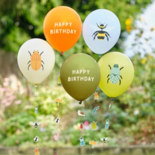 Insekt Happy Birthday Ballonbuket