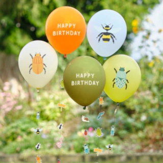 Insekt Happy Birthday Ballonbuket