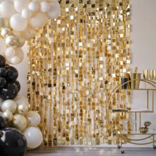 Backdrop Champagne/Guld