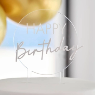 Happy Birthday Akryl Kagetopper