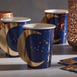 Eid Papkrus Marineblå/Guld