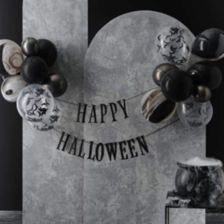 Happy Halloween Ballonguirlande