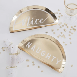 Musling Naughty Or Nice Paptallerkener