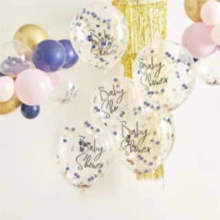Babyshower Multifarvede Konfetti Balloner