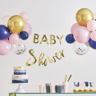 Babyshower Ballonguirlande