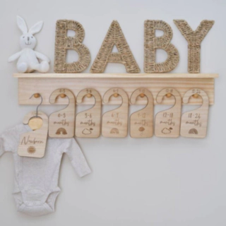Baby Bøjle Skilte Træ