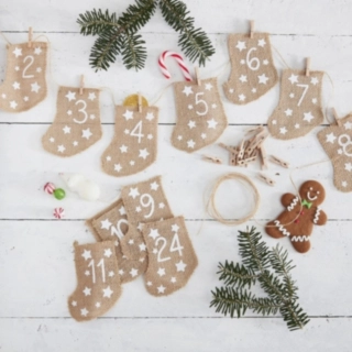 DIY Jute Julekalender