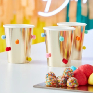 Pompom Papkrus Guld
