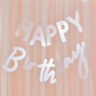 Happy Birthday Akryl Guirlande