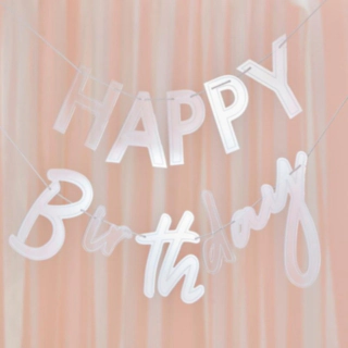Happy Birthday Akryl Guirlande