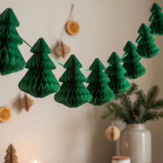 Juletræ Honeycombs Guirlande