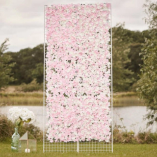 Blomstervæg Lyserød