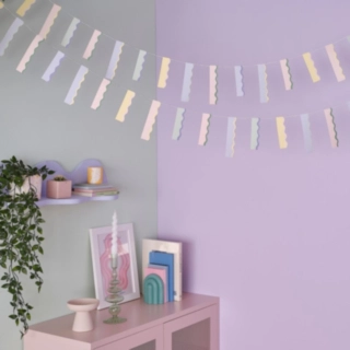 Pastel Bølge Guirlande