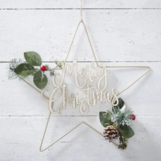 Merry Christmas Stjernekrans