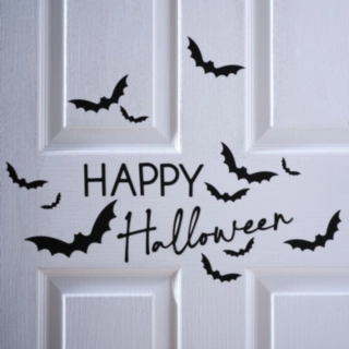Flagermus Halloween Klistermærker