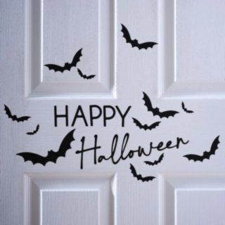 Flagermus Halloween Klistermærker