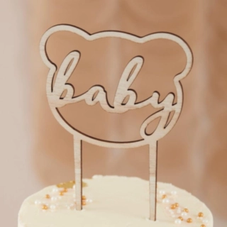 Baby Bamse Træ Kagetopper