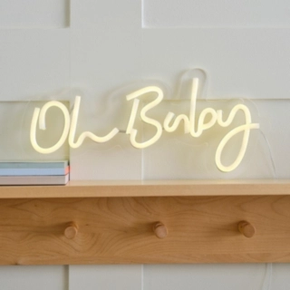 Oh Baby Neon Skilt
