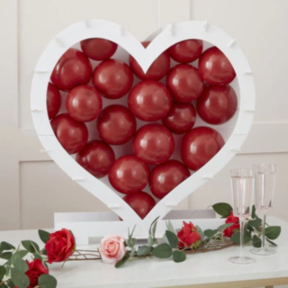 Hjerte Mosaik Ballon Stand