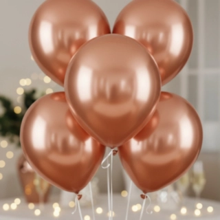 Krom Latexballoner Kobber