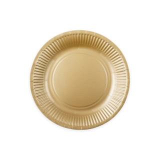 Middagstallerkener Guld
