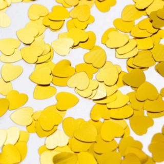 Hjerte Konfetti Guld