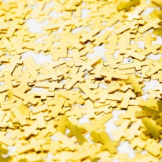 Kors Konfetti Guld