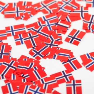 Norge Flag Konfetti
