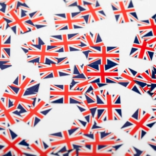 Storbritannien Flag Konfetti