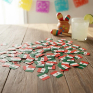 Mexico Flag Konfetti