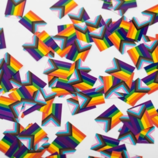 Progress Pride Flag Konfetti