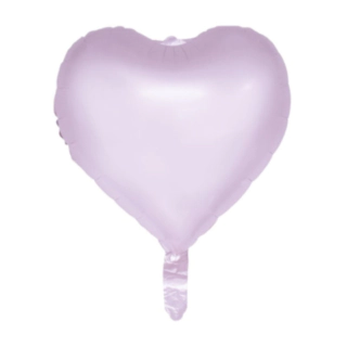 Hjerte Folieballon Pastel Lilla