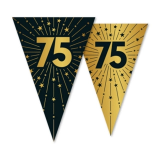 75 Års Golden Celebrations Vimpelguirlande