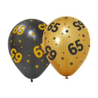 65 Års Golden Celebrations Latexballoner