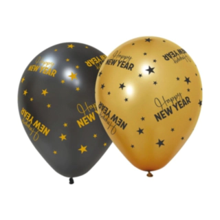 Happy New Year Golden Celebrations Latexballoner