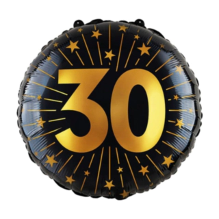 30 Års Golden Celebrations Folieballon