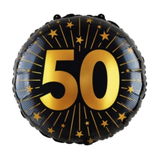 50 Års Golden Celebrations Folieballon