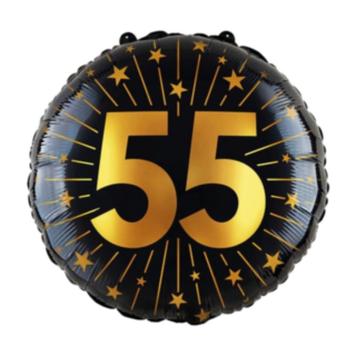 55 Års Golden Celebrations Folieballon