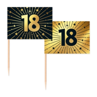 18 Års Golden Celebrations Kagepinde