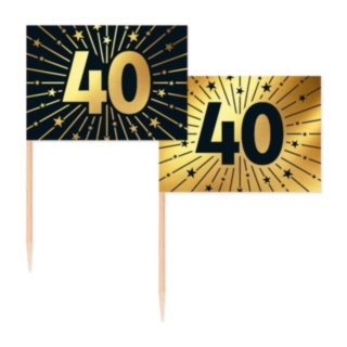 40 Års Golden Celebrations Kagepinde